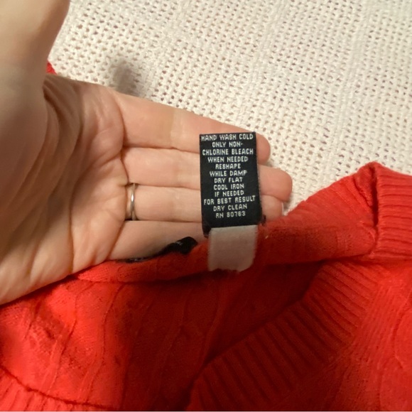 Silk/Nylon/Angora Blend Cableknit Sweater - Picture 5 of 7